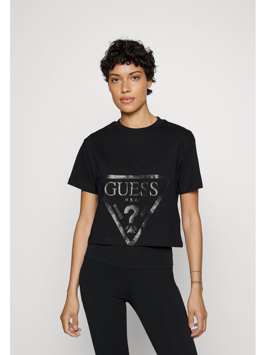 

Футболка женская Guess GU141D02K черная XS, Черный, GU141D02K