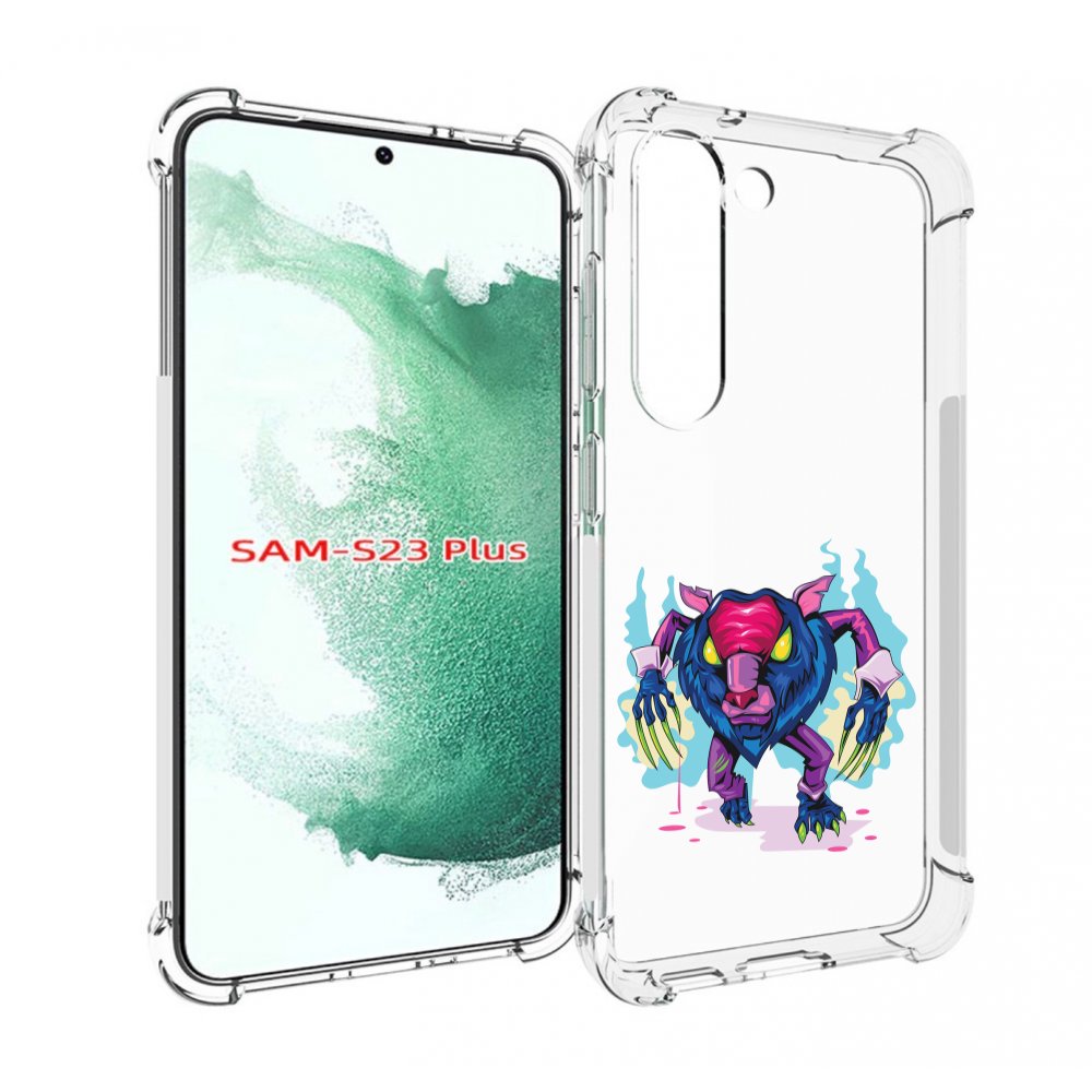 

Чехол MyPads фиолетовая-россомаха для Samsung Galaxy S23 Plus +, Прозрачный, Tocco