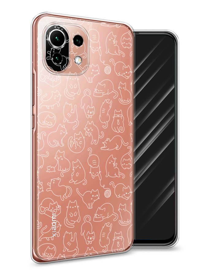 

Чехол Awog на Xiaomi Mi 11 Lite/5G NE "Шкодливые котики", Разноцветный, 310250-2