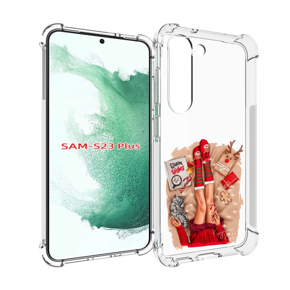 

Чехол MyPads уютный-арт женский для Samsung Galaxy S23 Plus +, Прозрачный, Tocco
