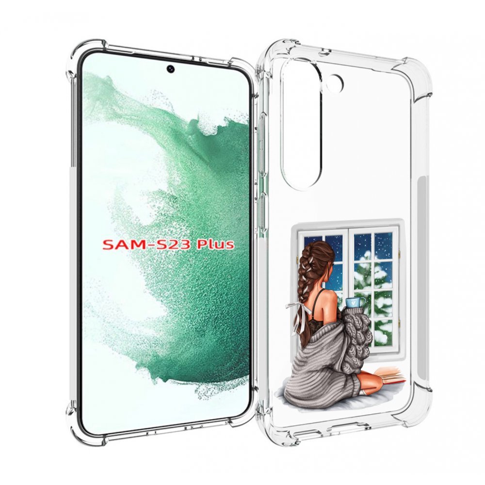 

Чехол MyPads уютное-зимнее-окно женский для Samsung Galaxy S23 Plus +, Прозрачный, Tocco
