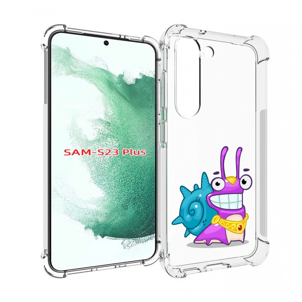 

Чехол MyPads улитка-принц для Samsung Galaxy S23 Plus +, Прозрачный, Tocco