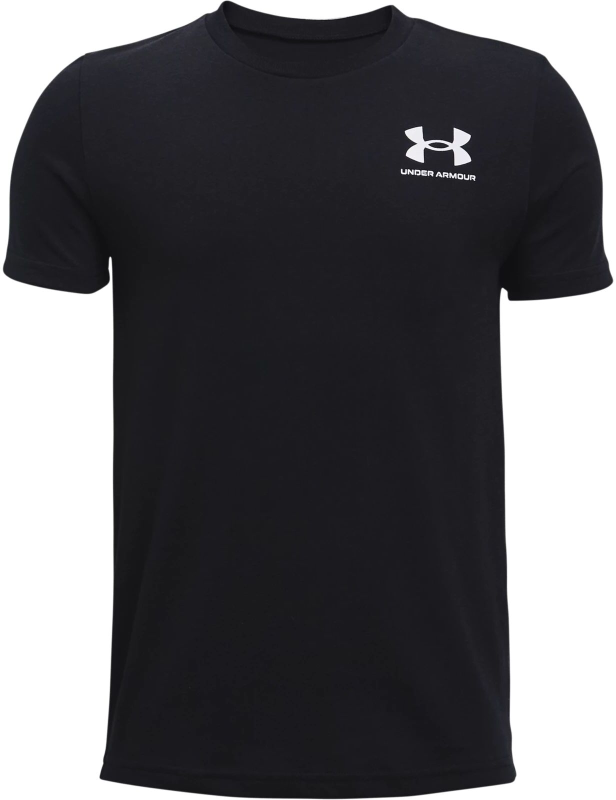 Футболка Under Armour UA Sportstyle Left Chest SS 1363280-001, черный 134