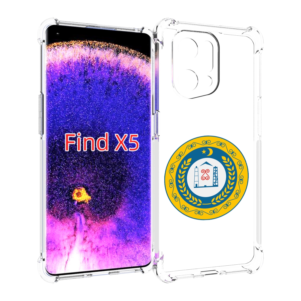 

Чехол MyPads герб-чечня для Oppo Find X5, Прозрачный, Tocco