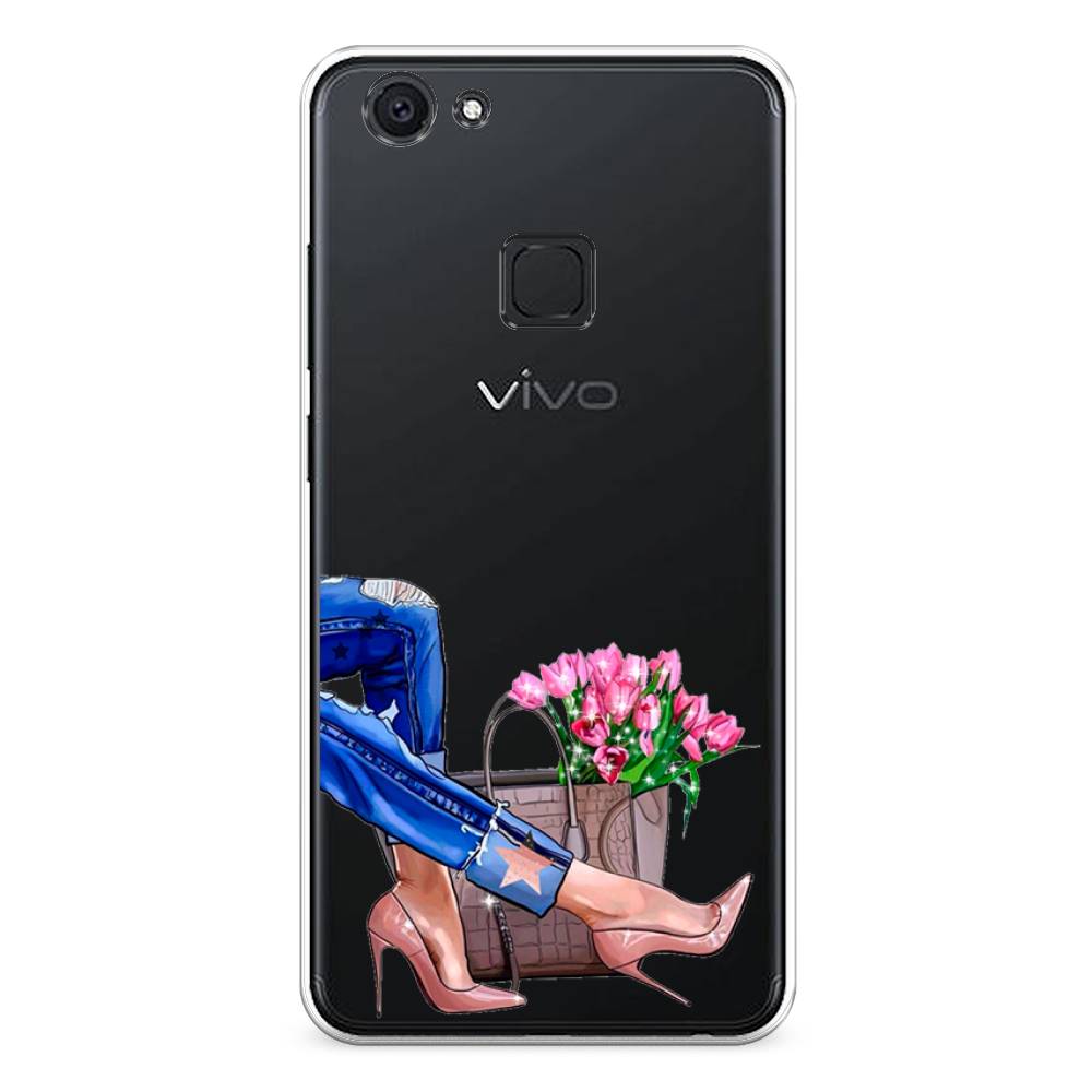 

Чехол Awog на Vivo V7 "Каблучки", Разноцветный, 260450-7