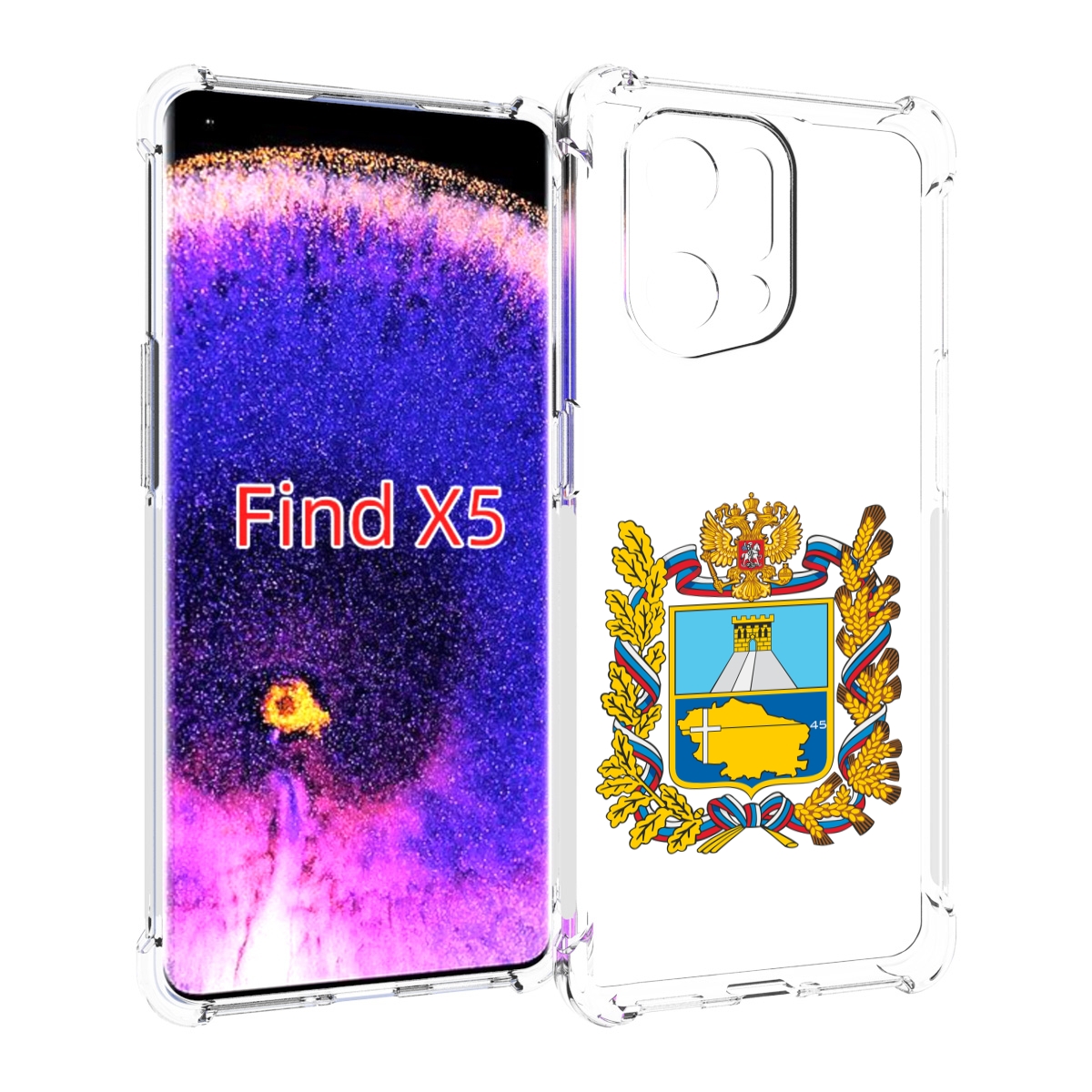 

Чехол MyPads герб-ставропольскии-краи для Oppo Find X5, Прозрачный, Tocco