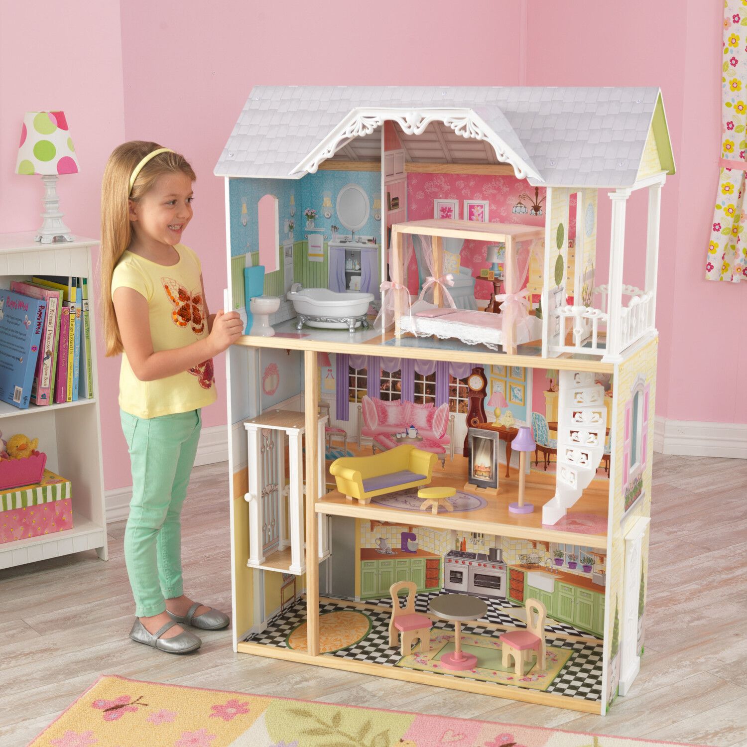 Домик KidKraft для Barbie Кайли с мебелью 65869_KE