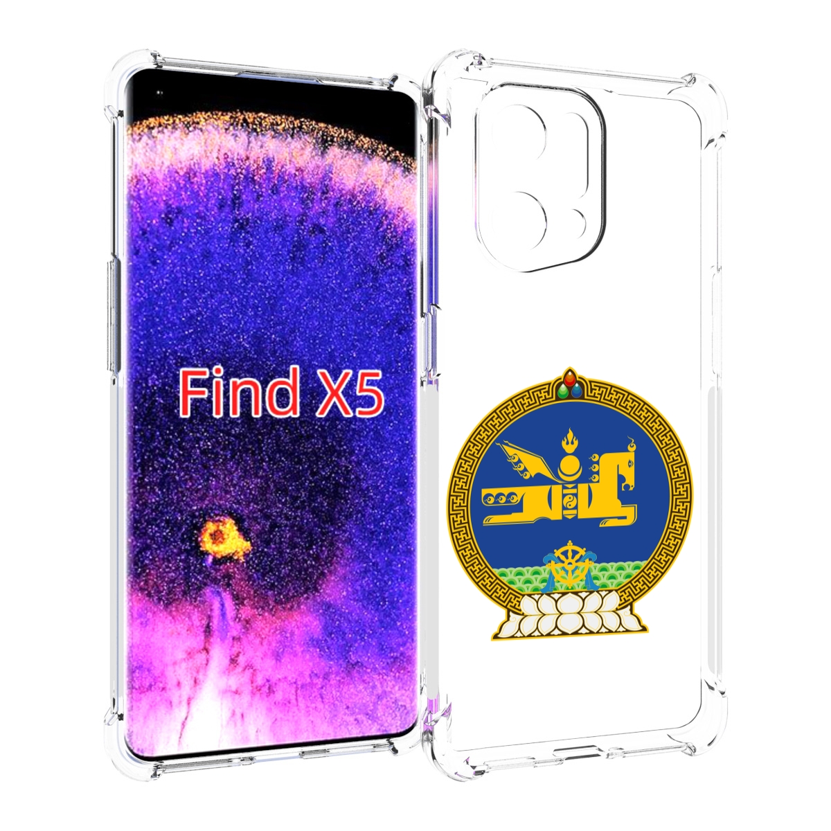 

Чехол MyPads герб-монголия для Oppo Find X5, Прозрачный, Tocco