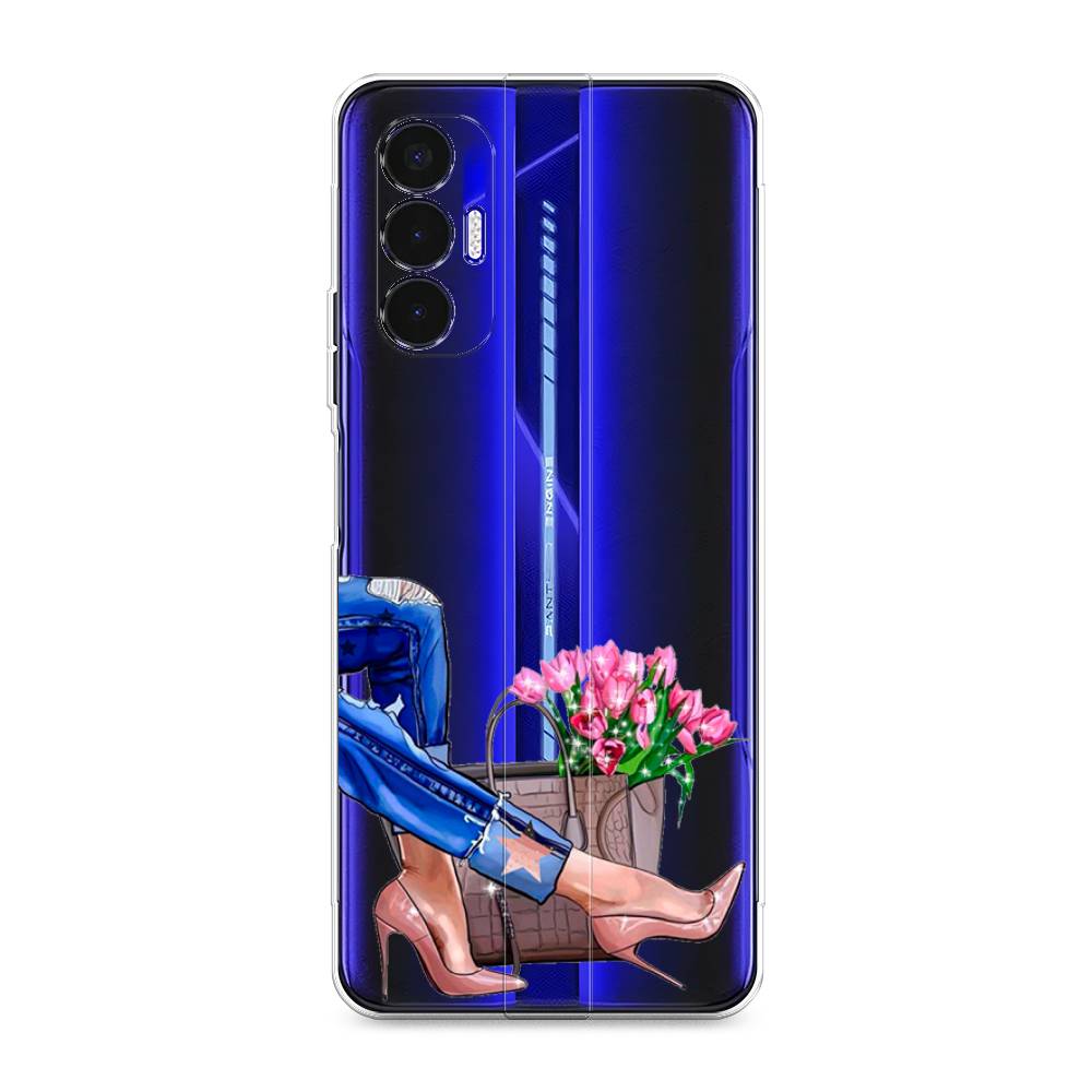 

Чехол Awog на Tecno Pova 3 "Каблучки", Разноцветный, 301550-7