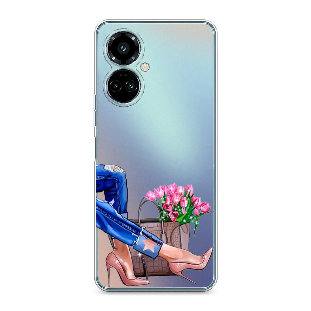 

Силиконовый чехол "Каблучки" на Tecno Camon 19 Pro, Каблучки