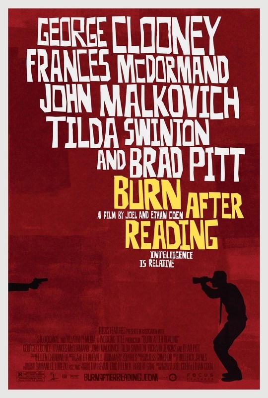 

Постер к фильму "После прочтения сжечь" (Burn After Reading) Оригинальный 68,6x101,6 см