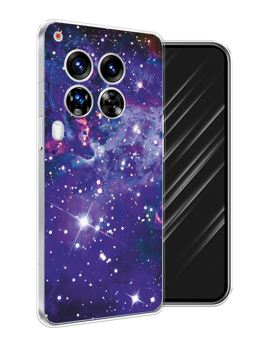 

Чехол Awog на Tecno Camon 30 Premier "Яркая галактика", Фиолетовый, 305450-1