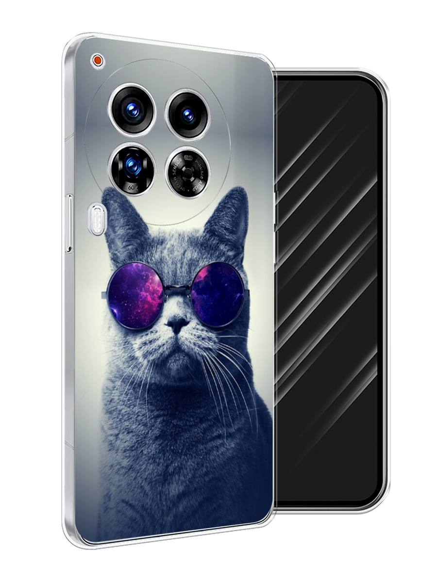 

Чехол Awog на Tecno Camon 30 Premier "Космический кот", Бордовый, 305450-1