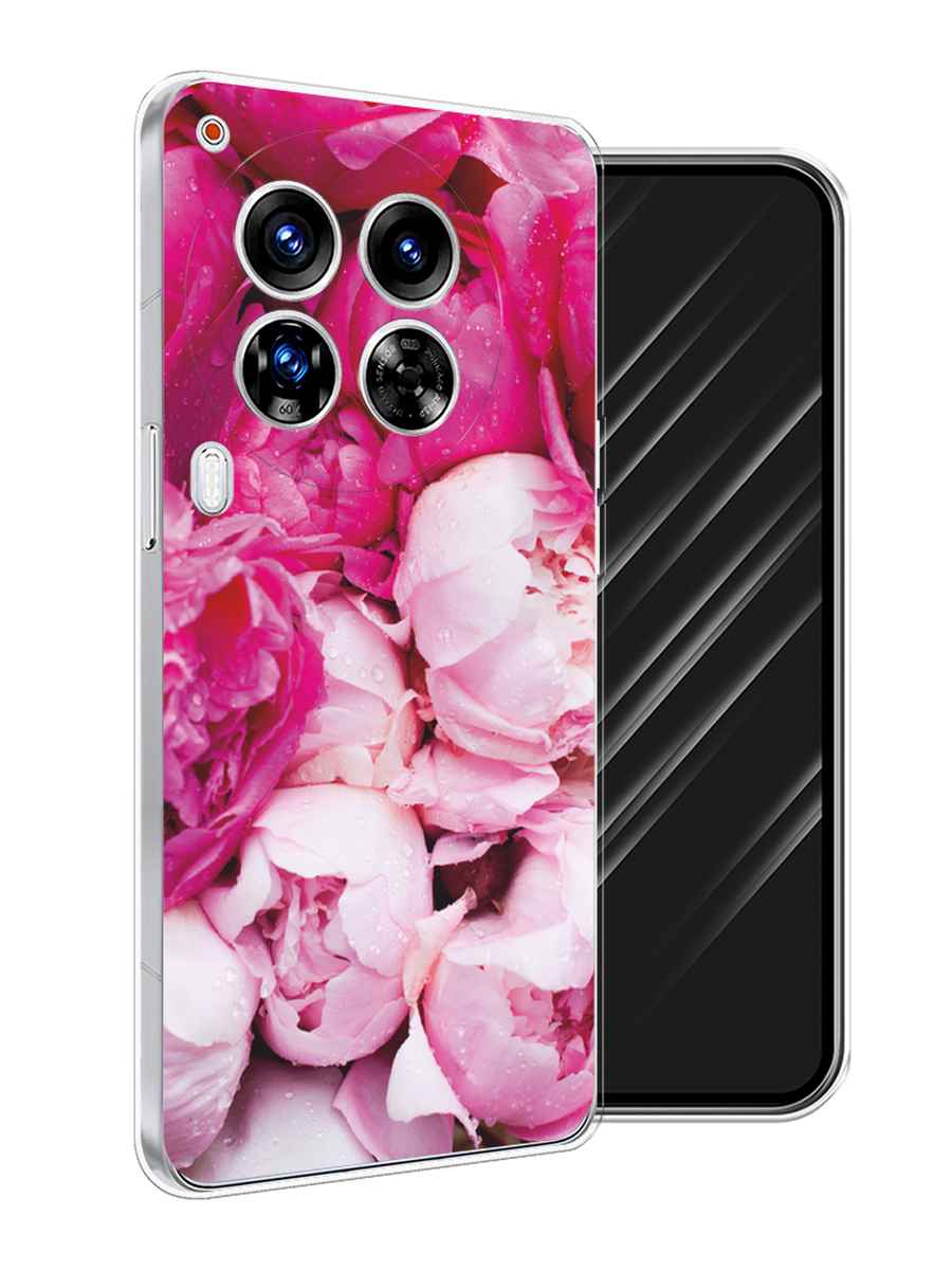 

Чехол Awog на Tecno Camon 30 Premier "Пионы розово-белые", Белый;розовый, 305450-1