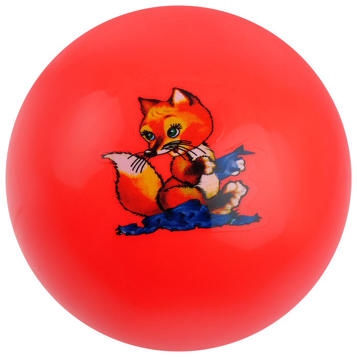 Мяч детский Животные d=25 см 75 г PVC в ассортименте 441535