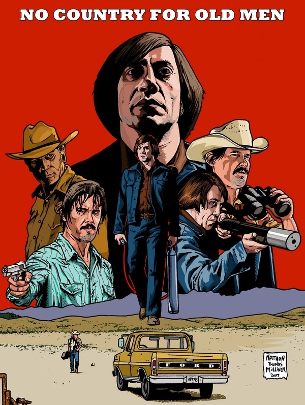 

Постер к фильму "Старикам тут не место" (No Country for Old Men) A4