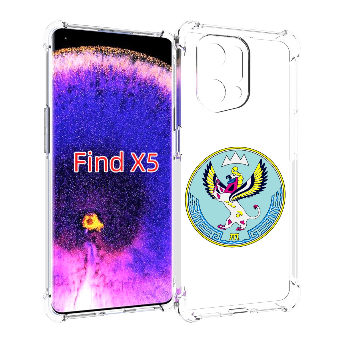 

Чехол MyPads герб-алтаи-горно-алтаиск для Oppo Find X5, Прозрачный, Tocco