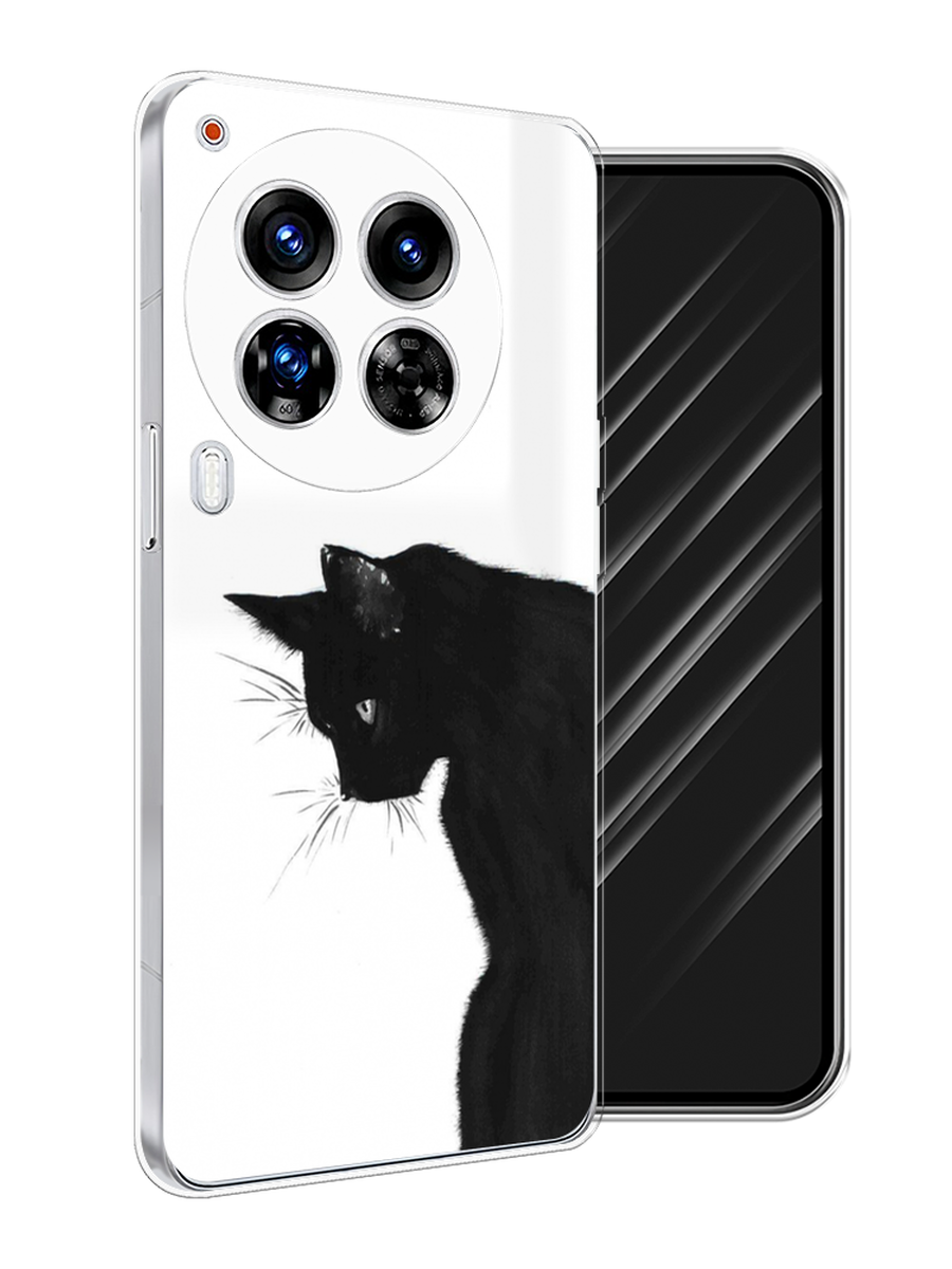 

Чехол Awog на Tecno Camon 30 Premier "Black cat", Черный;белый, 305450-1