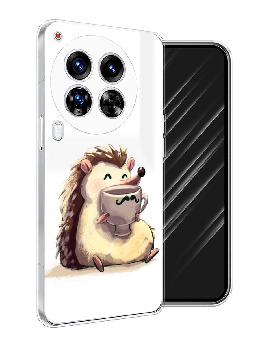

Чехол Awog на Tecno Camon 30 Premier "Еж кофеман", Белый;коричневый;бежевый, 305450-1
