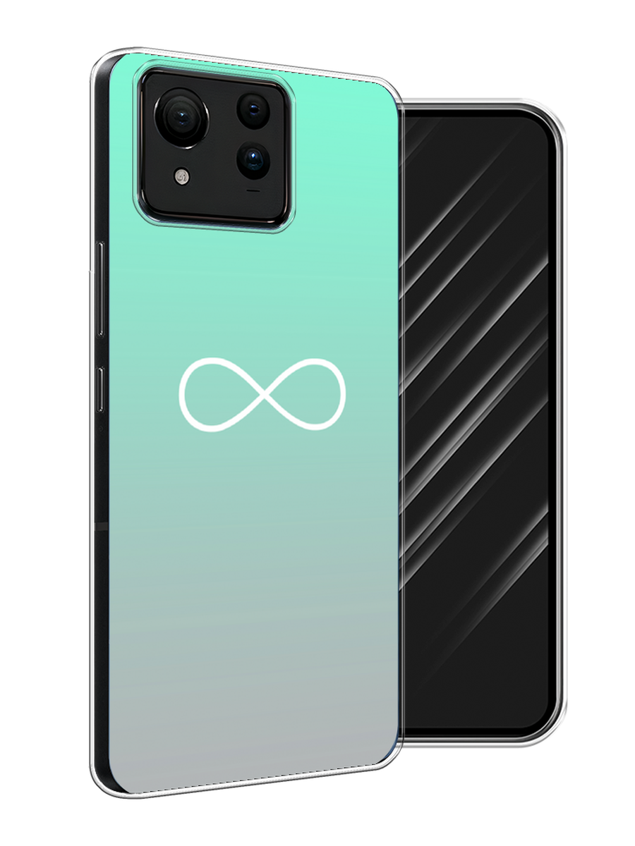 

Чехол Awog на Asus ZenFone 11 Ultra "Бесконечность от Тиффани", Бирюзовый, 45250-1