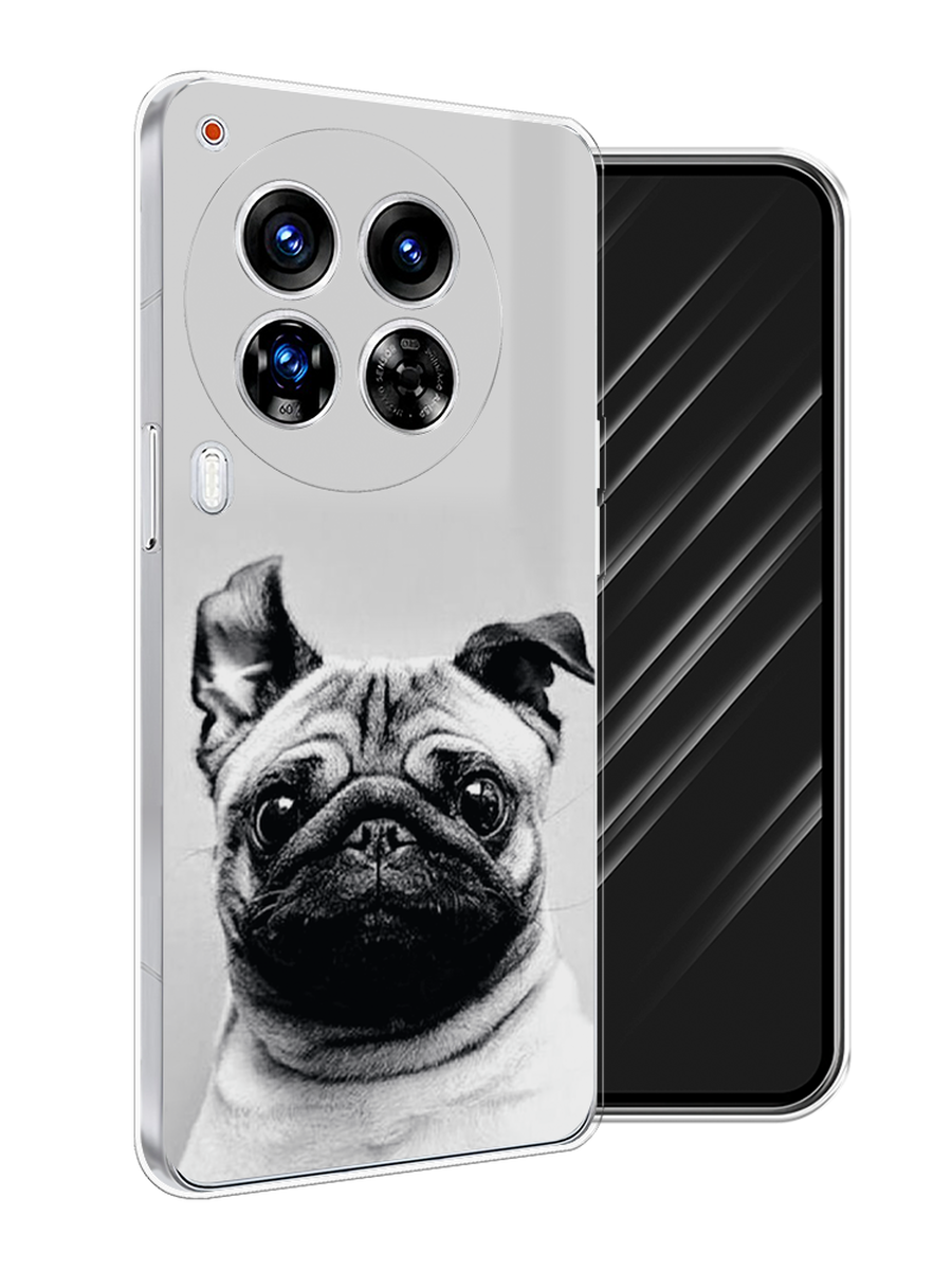 

Чехол Awog на Tecno Camon 30 Premier "Ушастый мопс", Серый, 305450-1