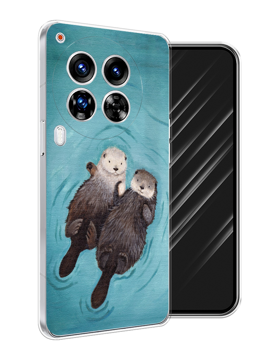 

Чехол Awog на Tecno Camon 30 Premier "Парочка бобров", Голубой, 305450-1