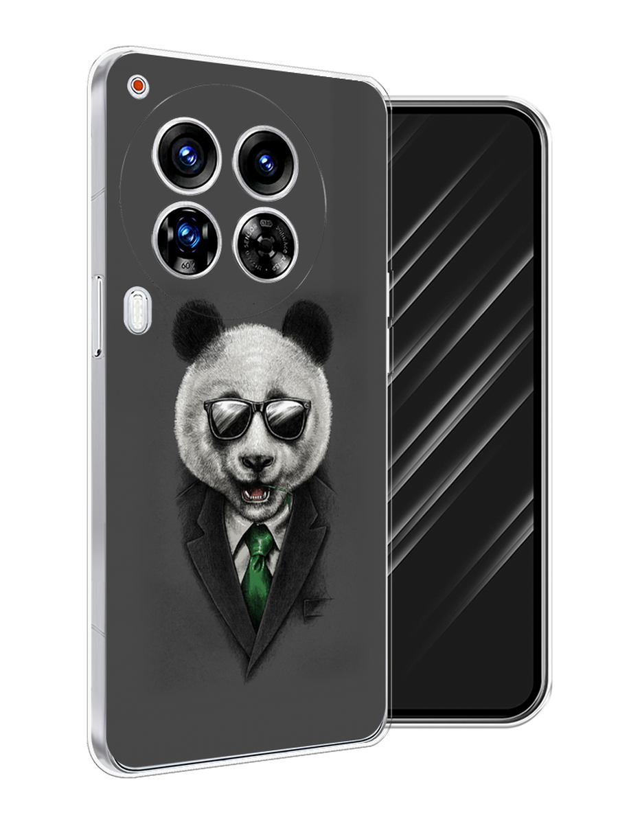 

Чехол Awog на Tecno Camon 30 Premier "Деловая панда", Серый;зеленый, 305450-1