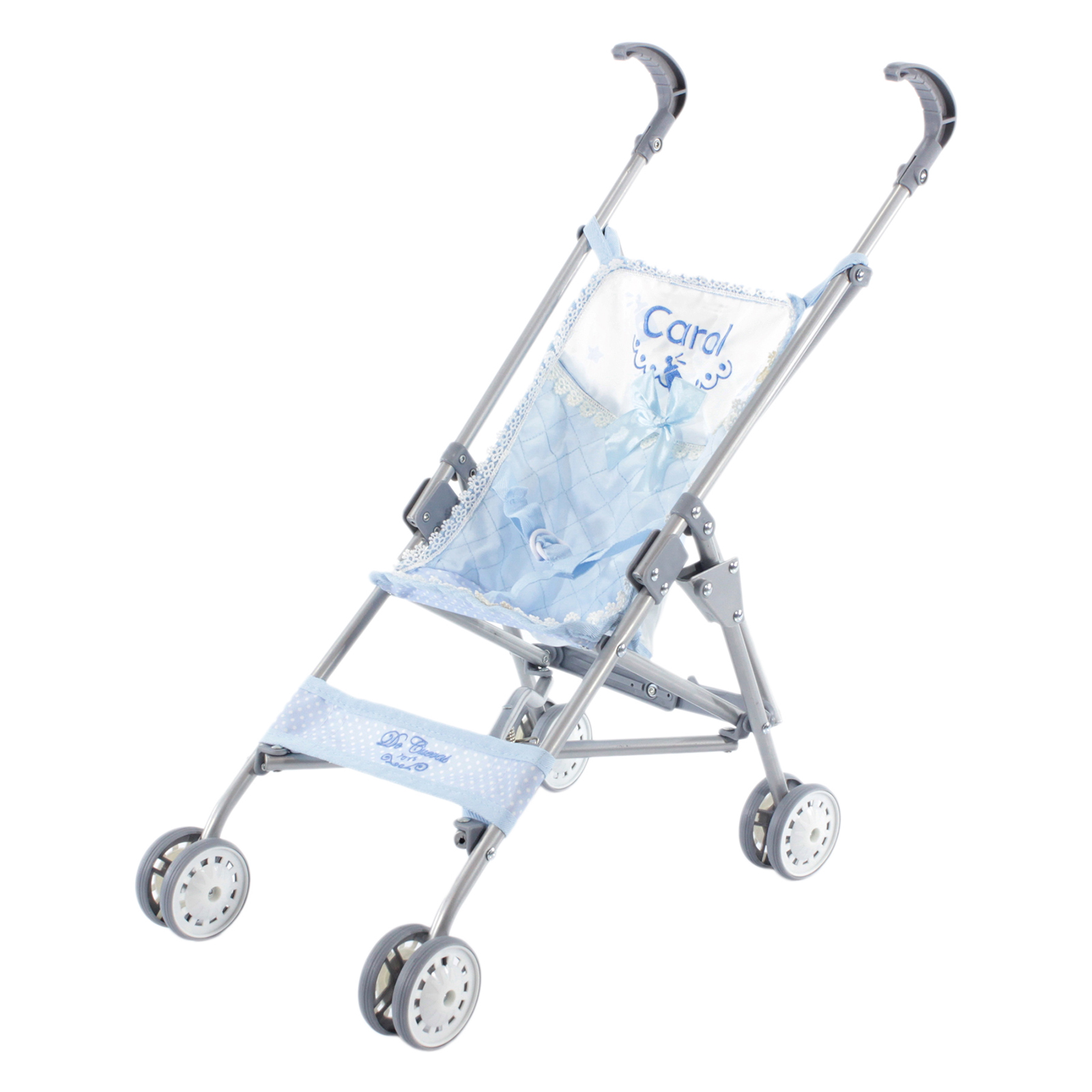 

Коляска для кукол DeCuevas Toys трость голубая, 56 см 90096-2