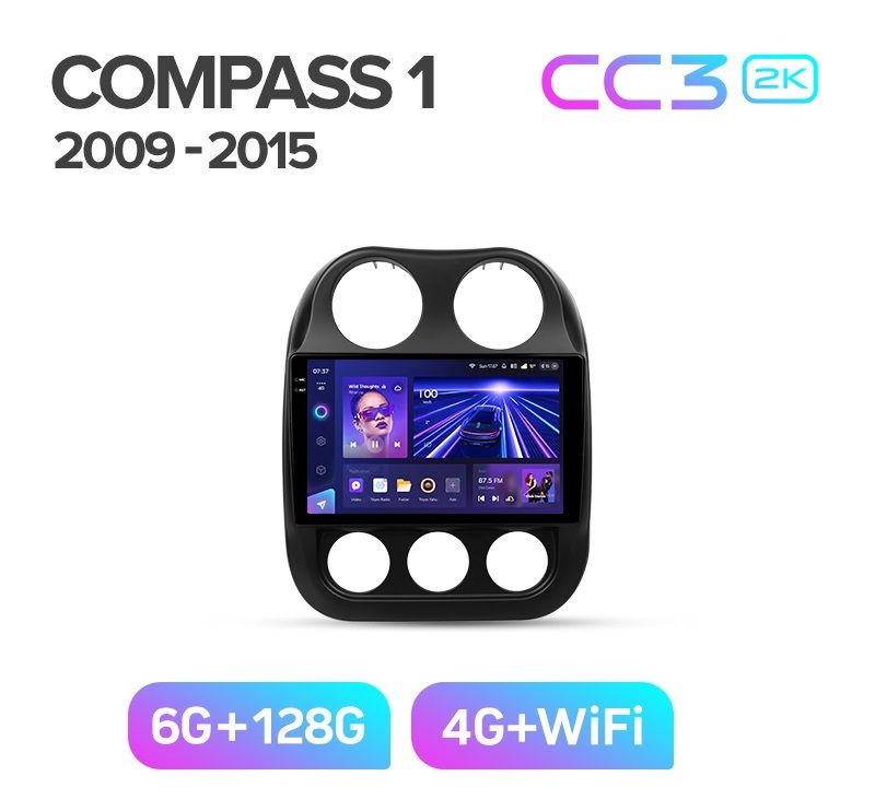 Магнитола TEYES JEEP COMPASS 2009-2015 г CC3 2K 6128ГБ 4289000₽