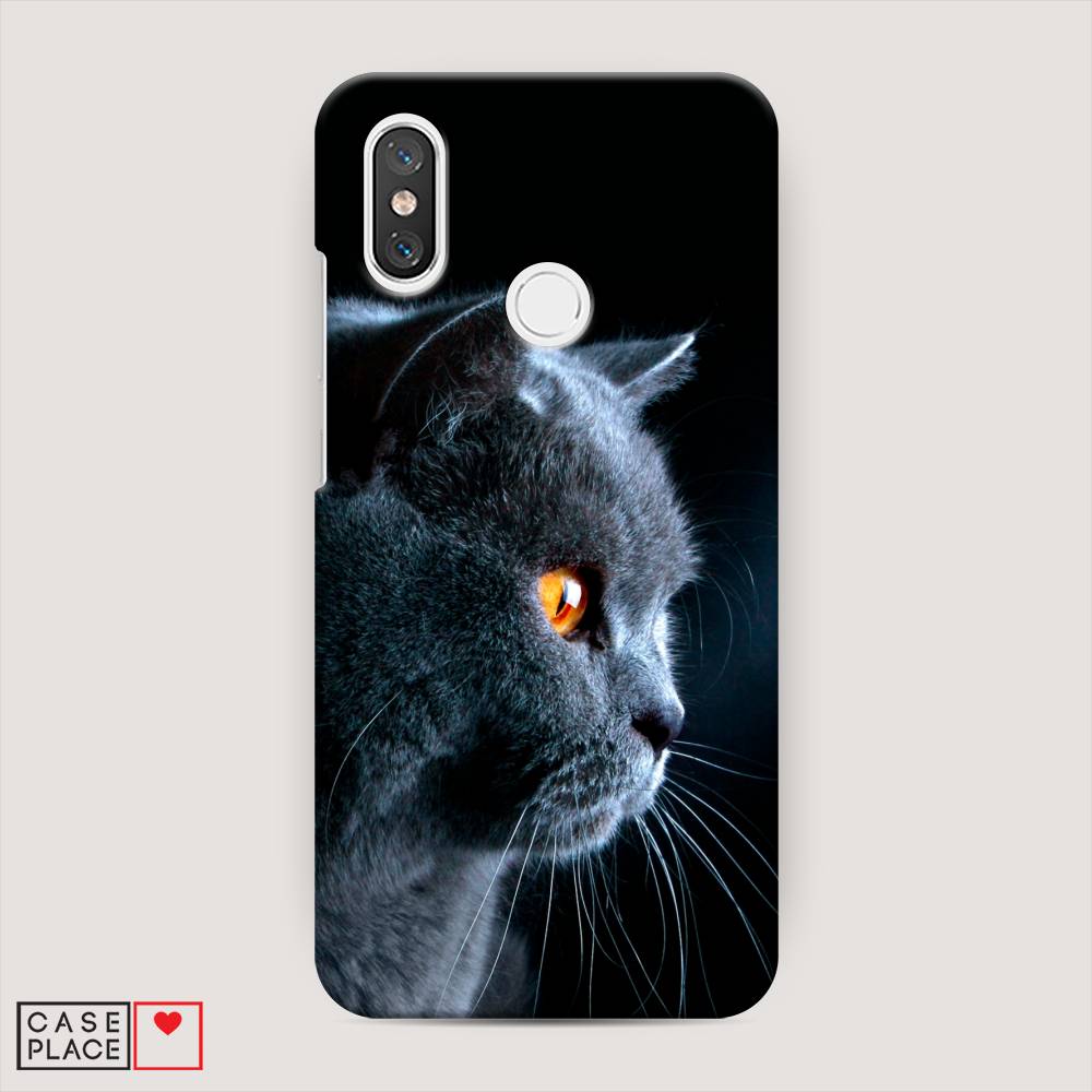 

Пластиковый чехол "Благородный кот британец" на Xiaomi Mi 8, 33520-1