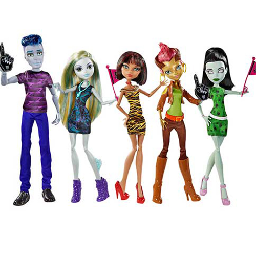 

5 кукол Mattel Слоу Мо, Клео, Гилда Голдстаг, Скара и Лагуна, мы монстр хай, CBX43, 5 PACK Student Disembody Council