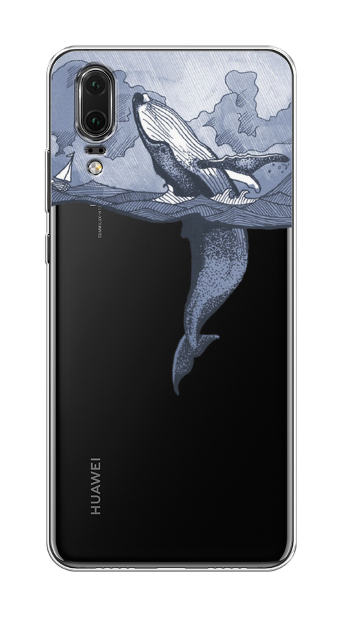 

Чехол Awog на Huawei P20 "Два измерения", Голубой;черный;прозрачный, 64350-7