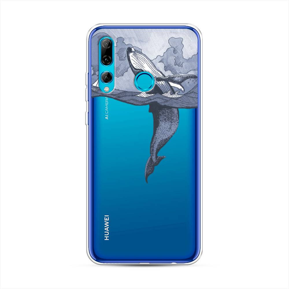 

Чехол Awog на Huawei P Smart Plus 2019 "Два измерения", Голубой;черный;прозрачный, 69250-7