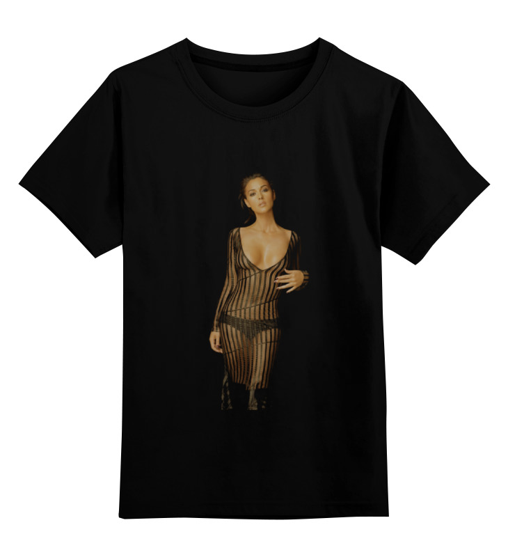 

Детская футболка Printio Monica bellucci цв.черный р.152, 0000000764559