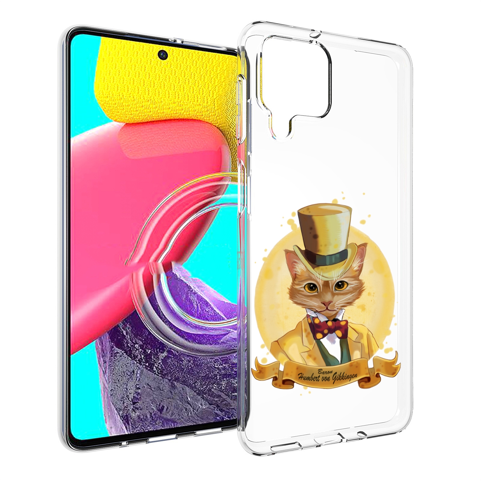

Чехол MyPads кот юрист для Samsung Galaxy M53 (SM-M536), Прозрачный, Tocco