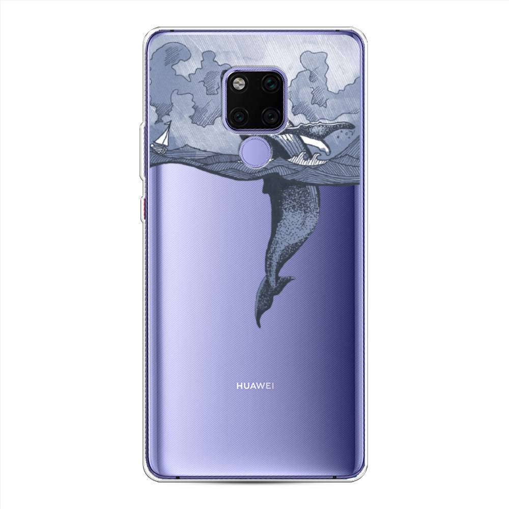 

Чехол Awog на Huawei Mate 20X "Два измерения", Голубой;черный;прозрачный, 66950-7