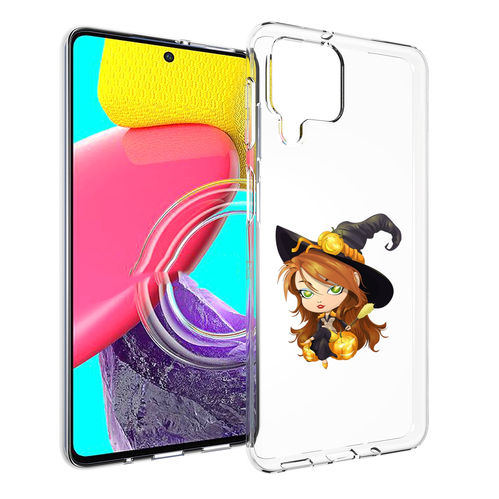 

Чехол MyPads Ведьмочка для Samsung Galaxy M53 (SM-M536), Прозрачный, Tocco