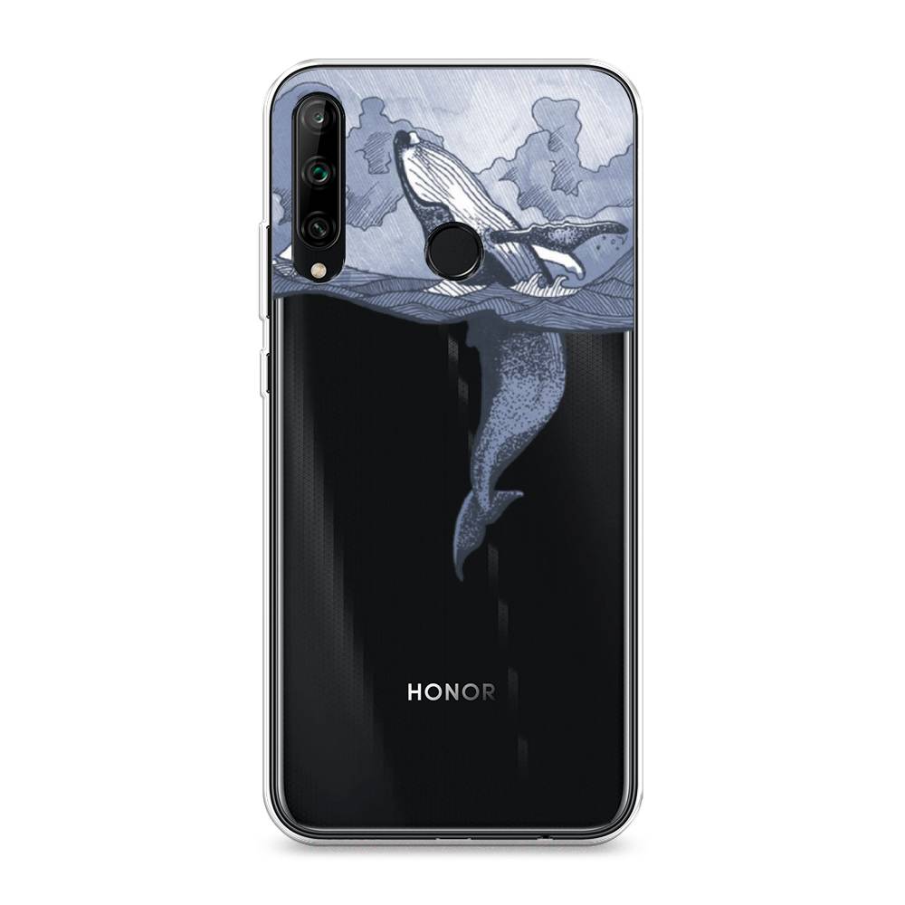 

Чехол Awog на Honor 9C "Два измерения", Голубой;черный;прозрачный, 612550-7
