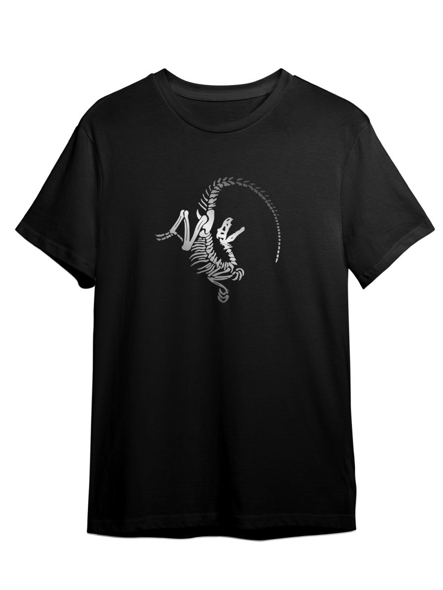 

Футболка унисекс СувенирShop Динозавр/Dinosaur/Скелет 4ZS черная 3XL, "Динозавр/Dinosaur/Скелет" 4ZS