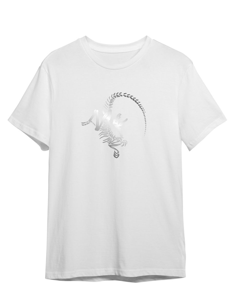 

Футболка унисекс СувенирShop Динозавр/Dinosaur/Скелет 4ZS белая S, "Динозавр/Dinosaur/Скелет" 4ZS