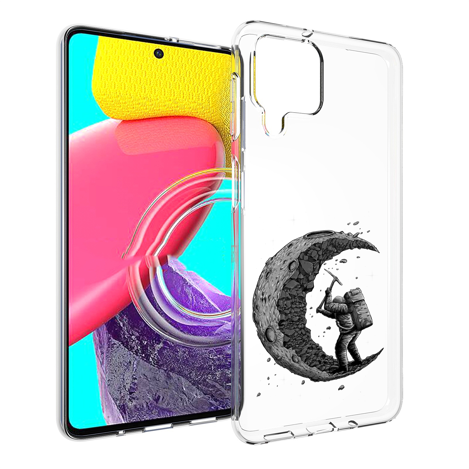 

Чехол MyPads камненная луна для Samsung Galaxy M53 (SM-M536), Прозрачный, Tocco