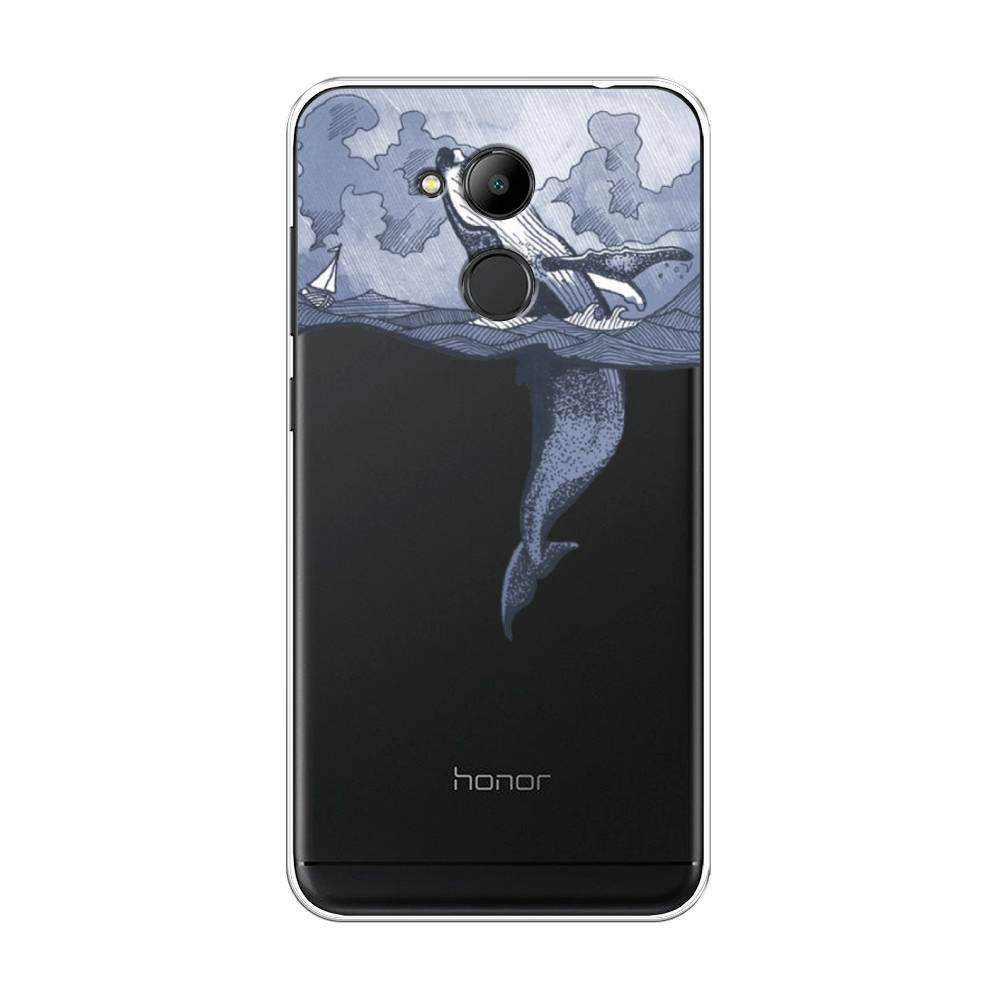 

Чехол Awog на Honor 6C Pro "Два измерения", Голубой;черный;прозрачный, 63850-7