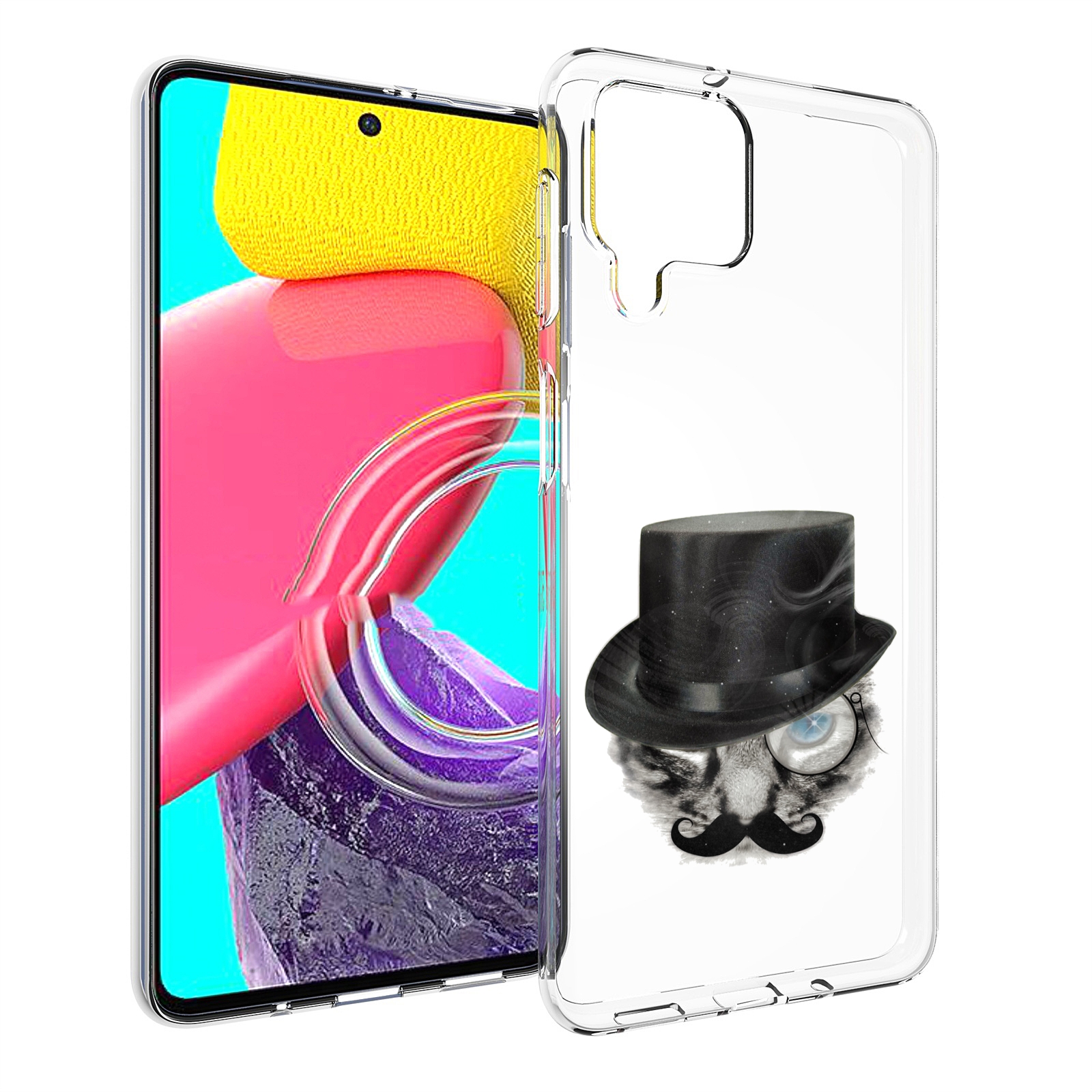 

Чехол MyPads интелегентный кот для Samsung Galaxy M53 (SM-M536), Прозрачный, Tocco
