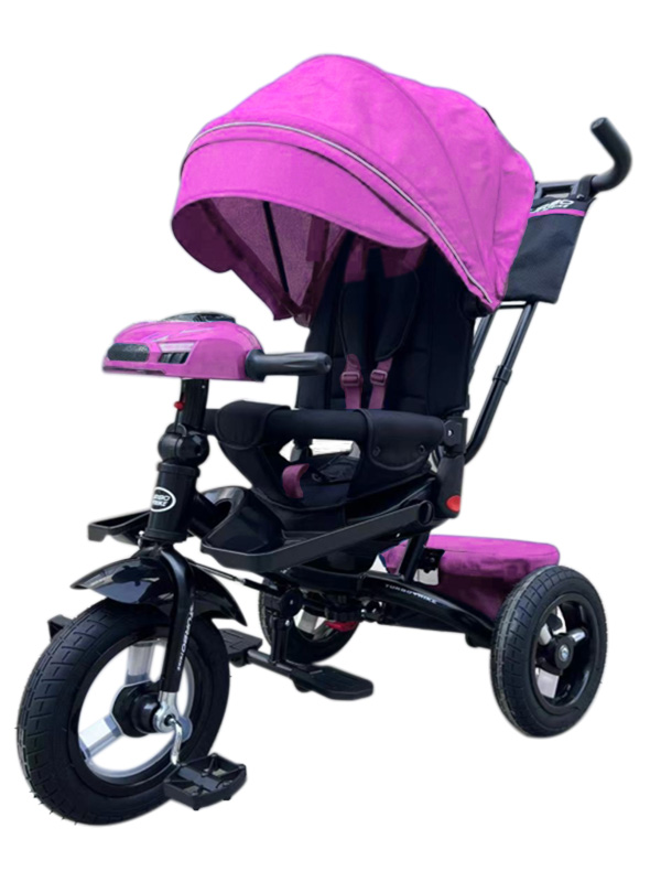 

Трехколесный велосипед Sportsbaby Turbo 2 MS-0634 черно-фиолетовый, MS-0634
