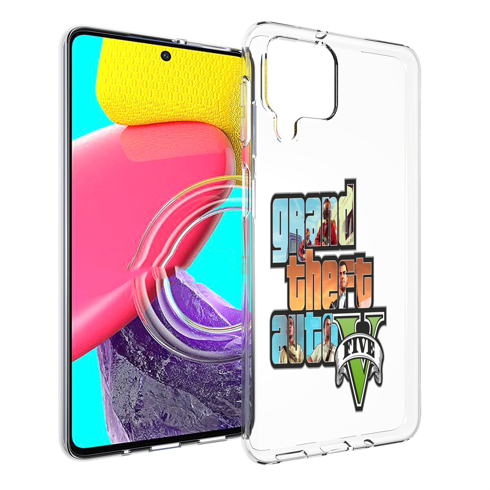 Чехол MyPads игра гта для Samsung Galaxy M53 (SM-M536)