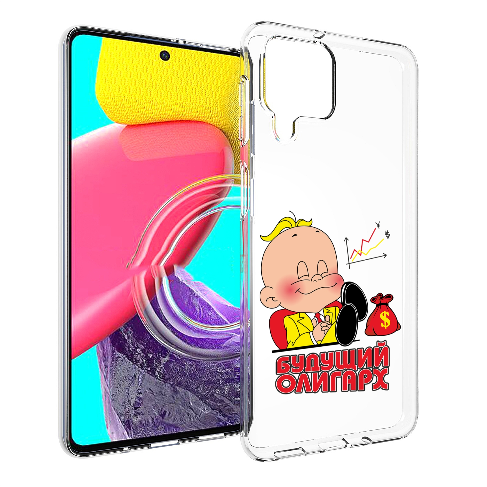 

Чехол MyPads Будущий олигарх для Samsung Galaxy M53 (SM-M536), Прозрачный, Tocco