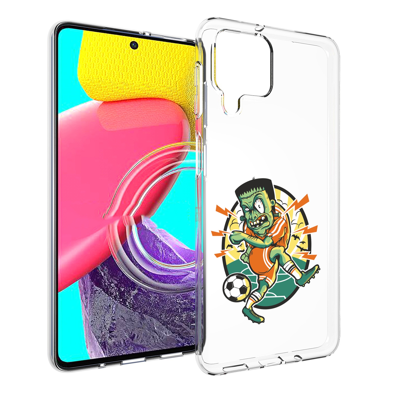 

Чехол MyPads зомби футболист для Samsung Galaxy M53 (SM-M536), Прозрачный, Tocco