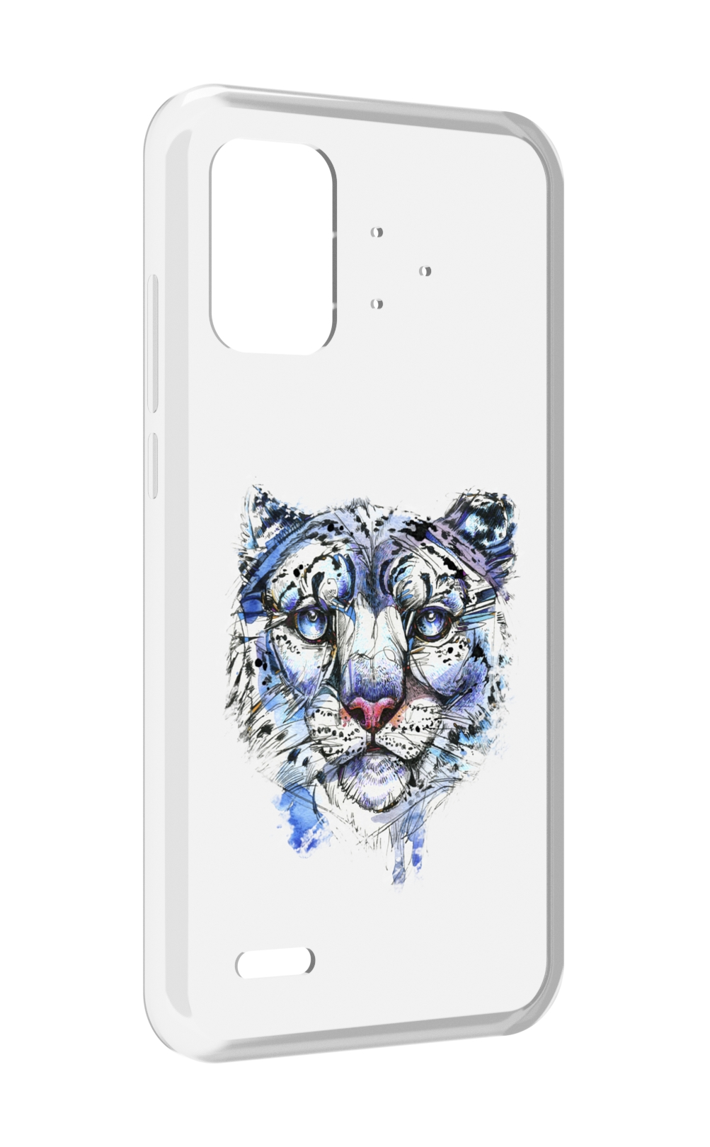 

Чехол MyPads Тигр 4 для UMIDIGI Bison Pro, Прозрачный, Tocco