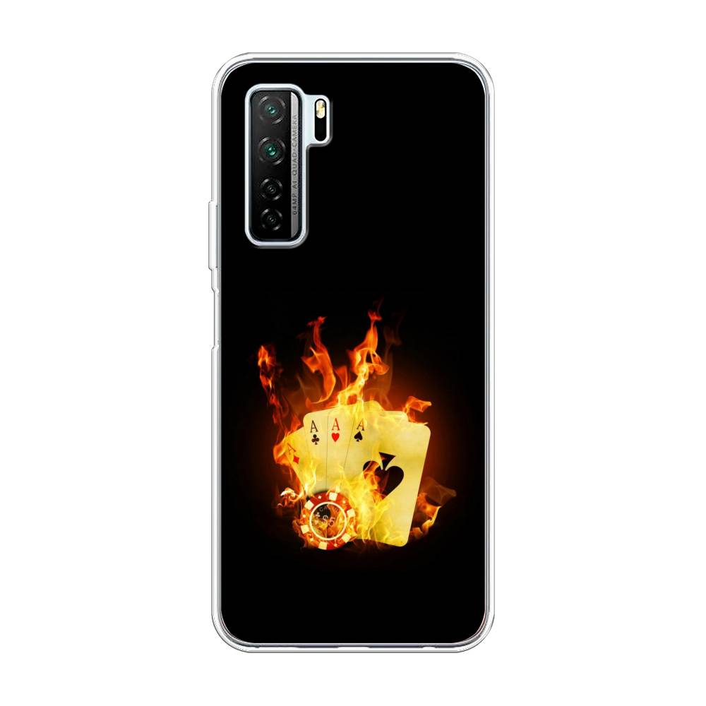 Чехол Awog  на Huawei P40 lite 5G Горящие карты