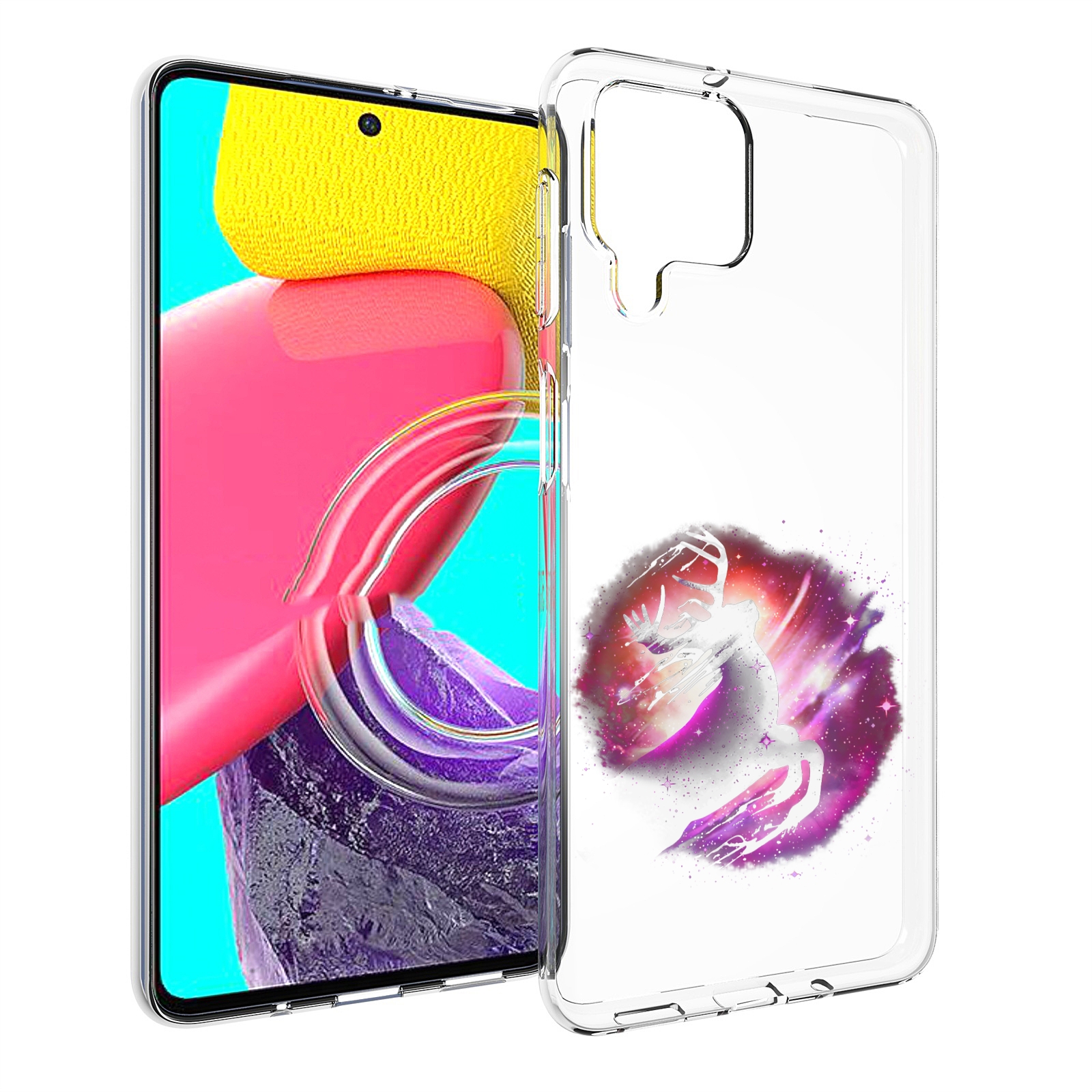 

Чехол MyPads звездный олень для Samsung Galaxy M53 (SM-M536), Прозрачный, Tocco